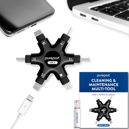 PurePort USB-C Cleaning Kit - For All USB-C Devices &amp; Cables